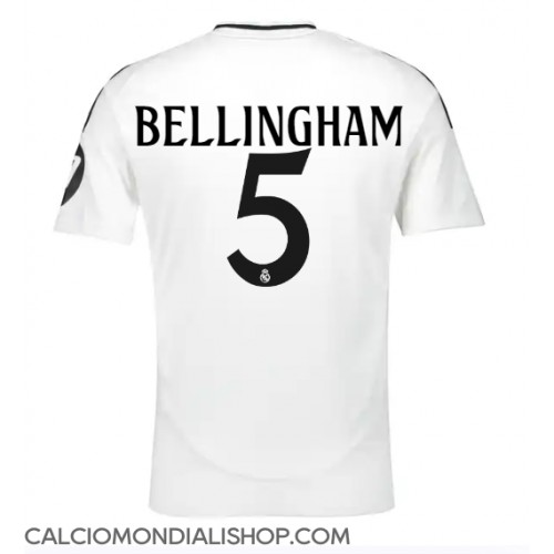 Maglie da calcio Real Madrid Jude Bellingham #5 Prima Maglia 2024-25 Manica Corta